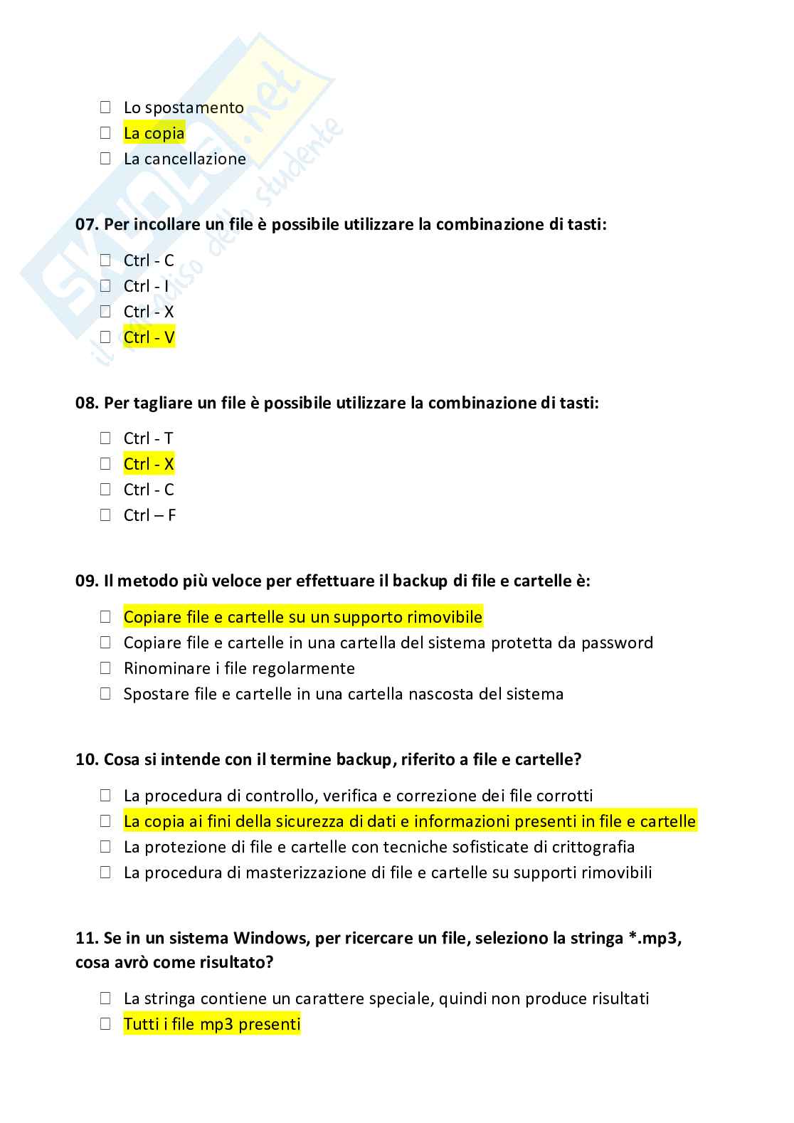 Paniere di Informatica Pag. 11