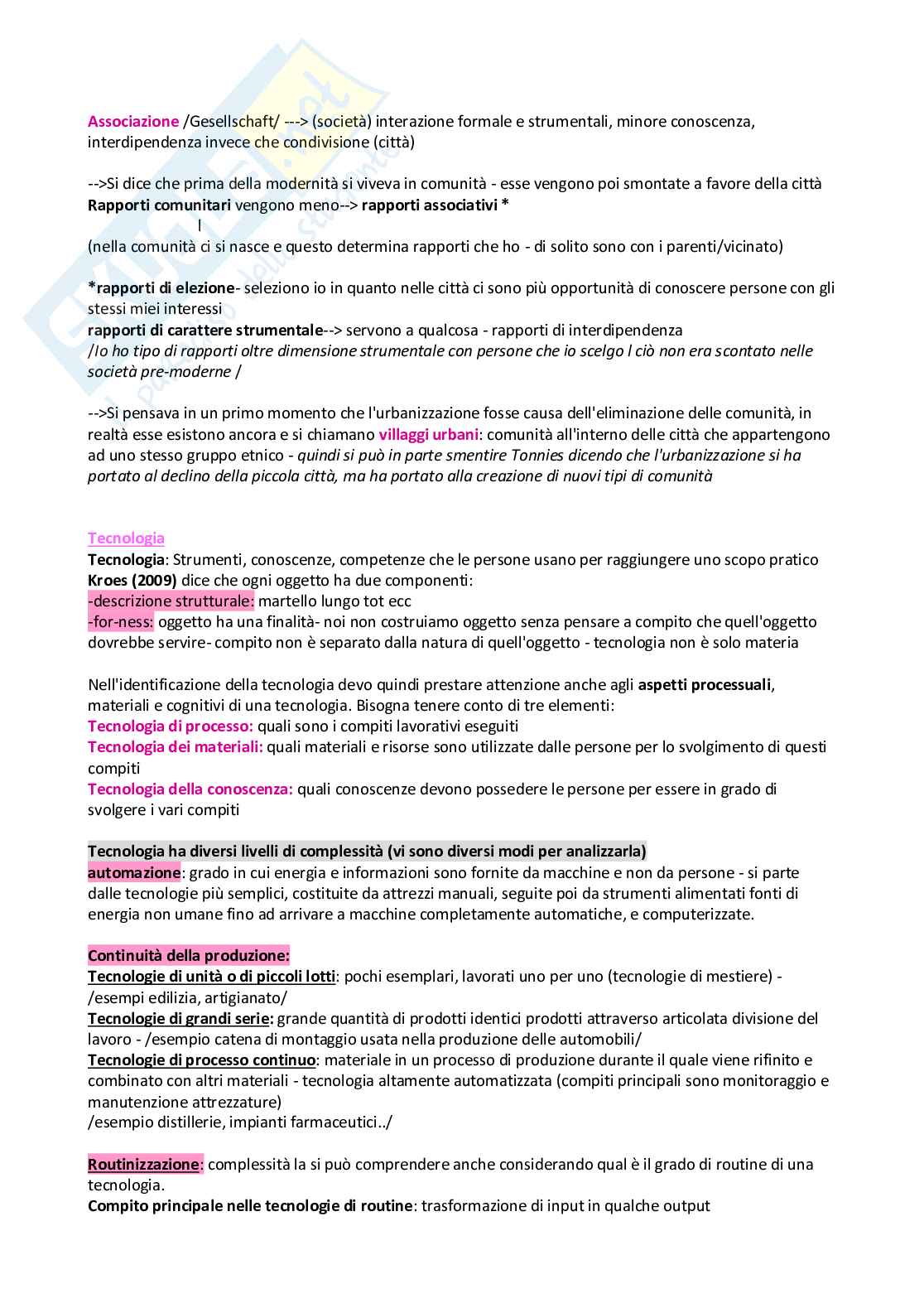 Riassunto esame Sociologia, Prof. Arnaldi Simone, libro consigliato La sociologia in azione, Hachen Pag. 26
