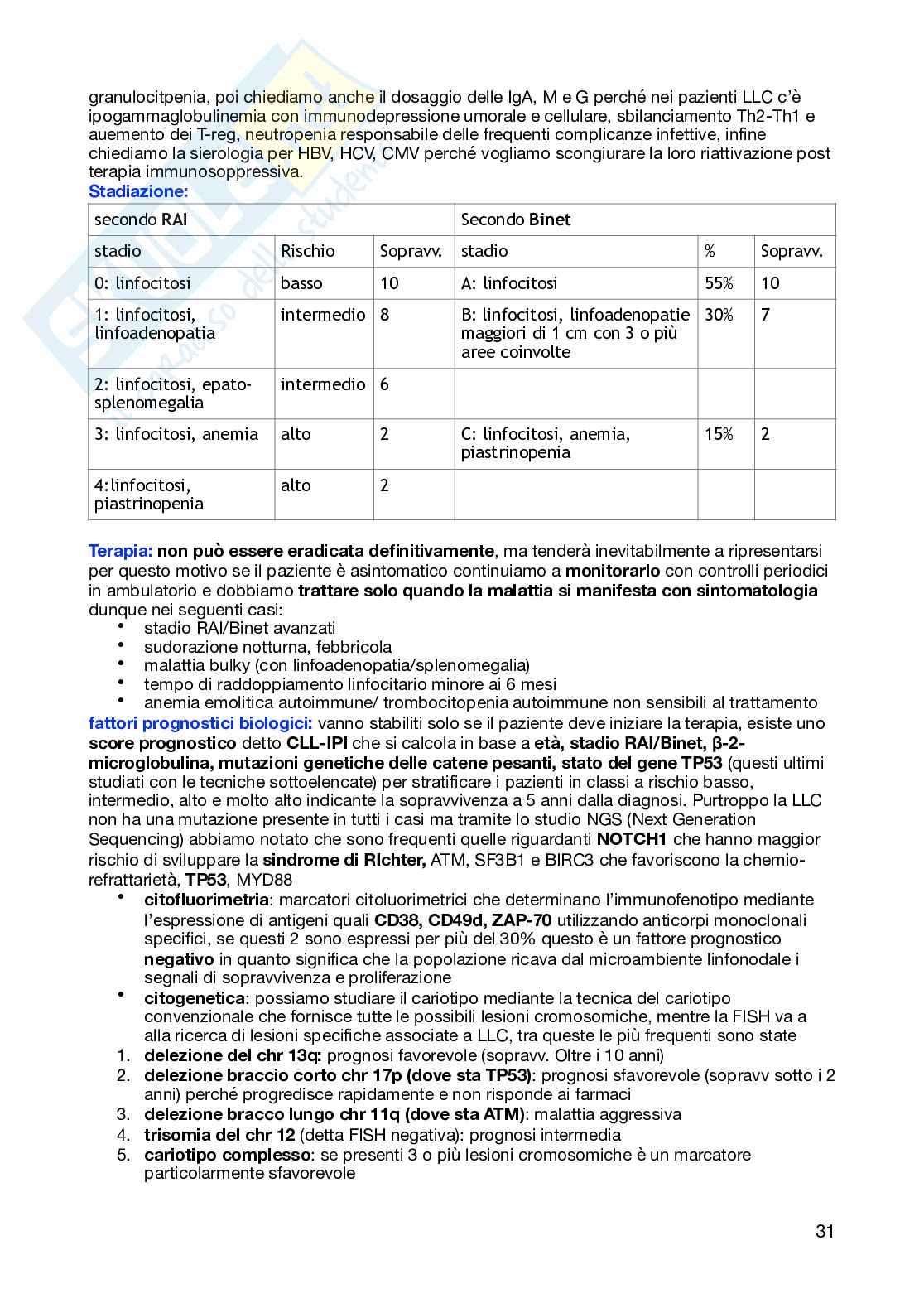 Ematologia Pag. 31