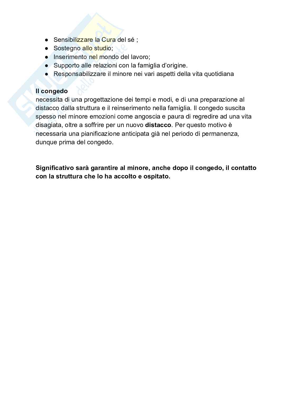 Appunti Interventi psicoeducativi nelle comunità socio-assistenziali Pag. 11