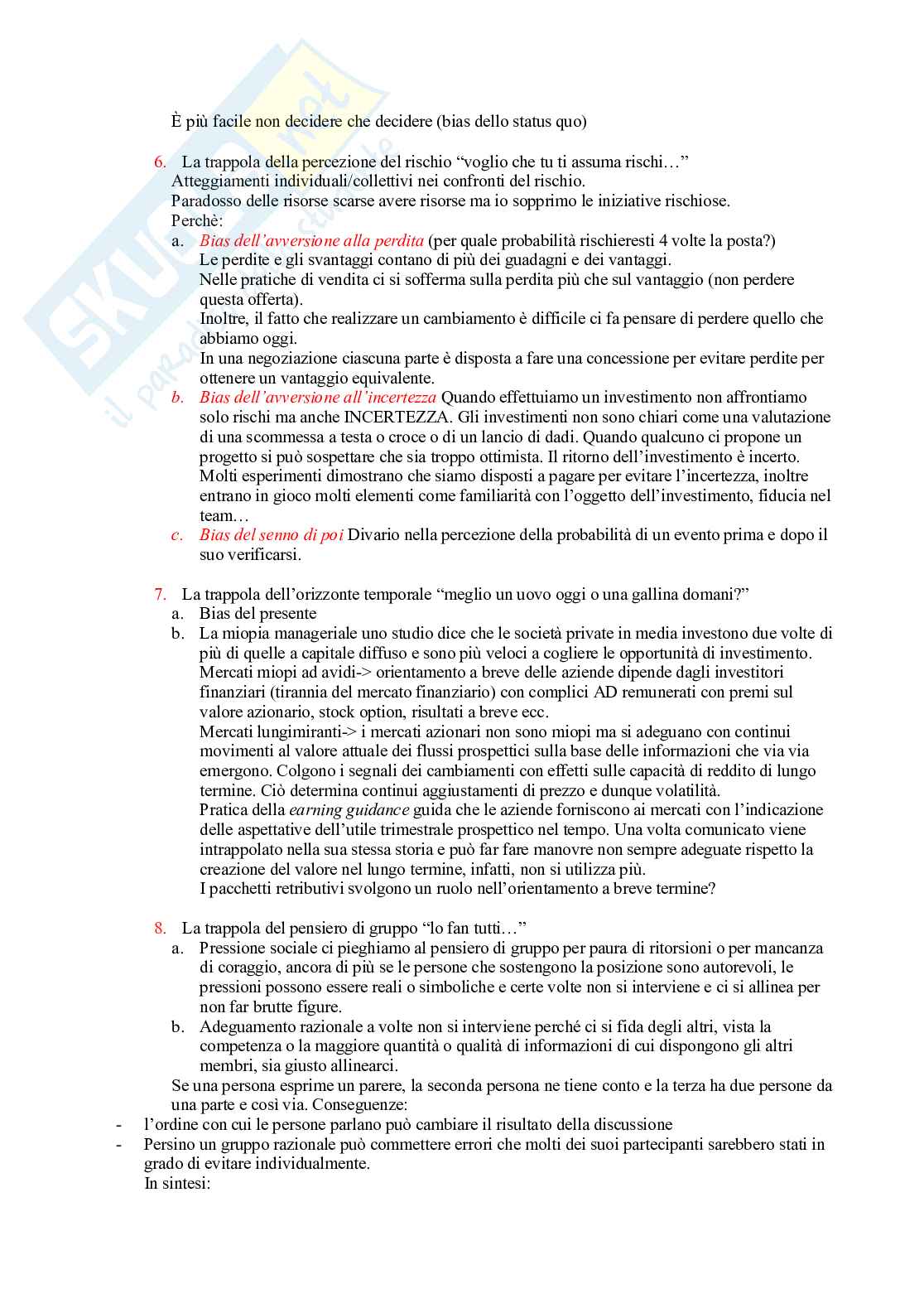 Appunti per frequentati di Strategia e politica aziendale  Pag. 11