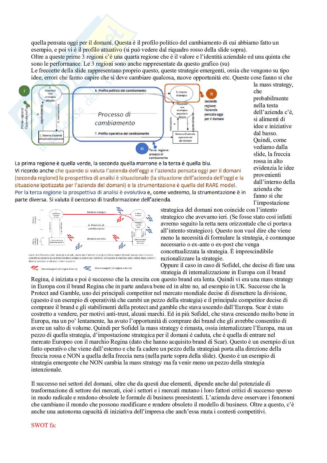 Appunti per frequentati di Strategia e politica aziendale  Pag. 31