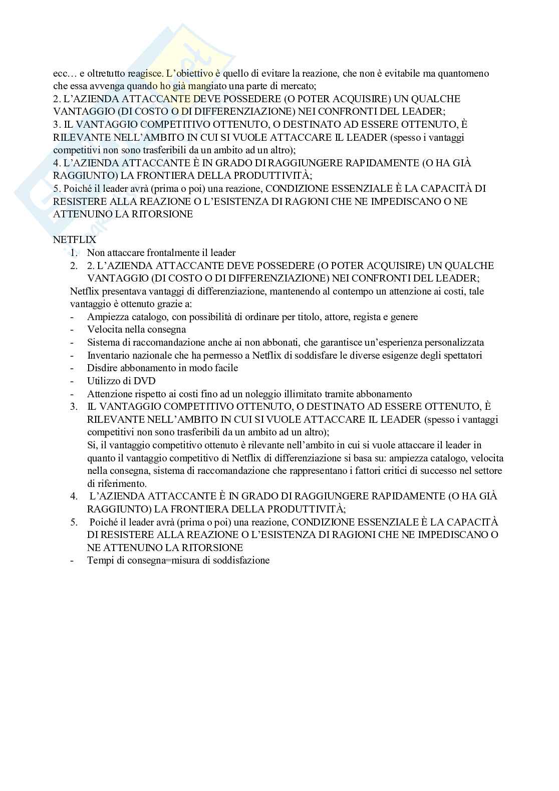 Appunti per frequentati di Strategia e politica aziendale  Pag. 36