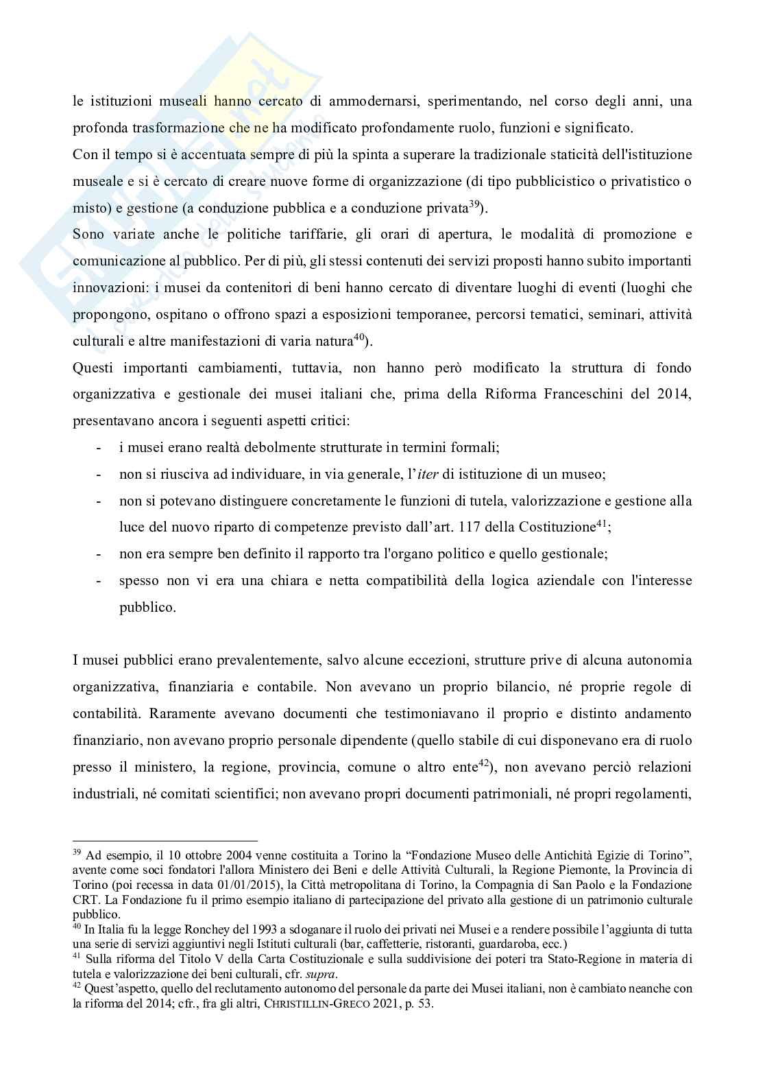 Riforma Franceschini sui musei autonomi Pag. 11