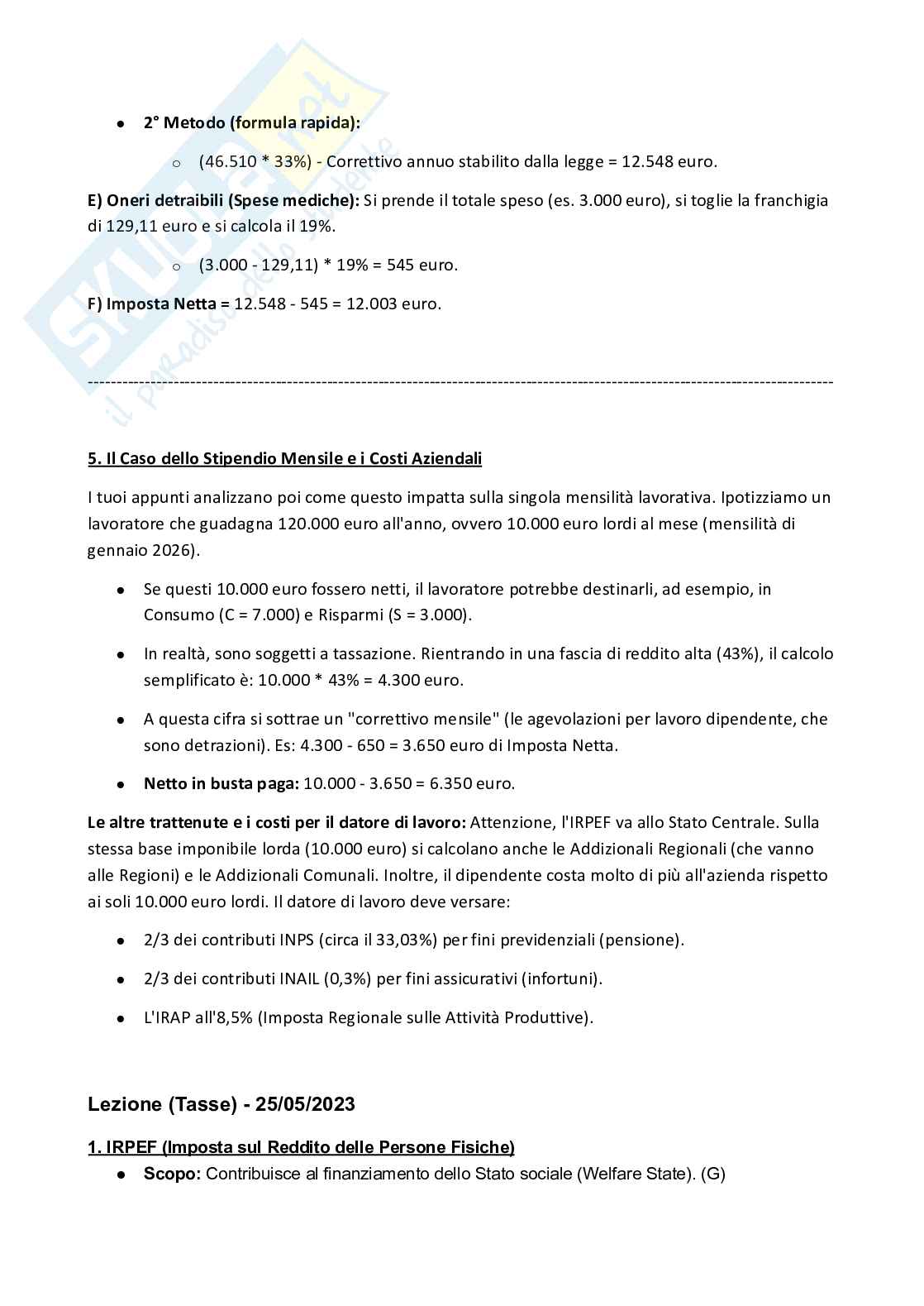 Imposizione tributaria in Italia Pag. 6