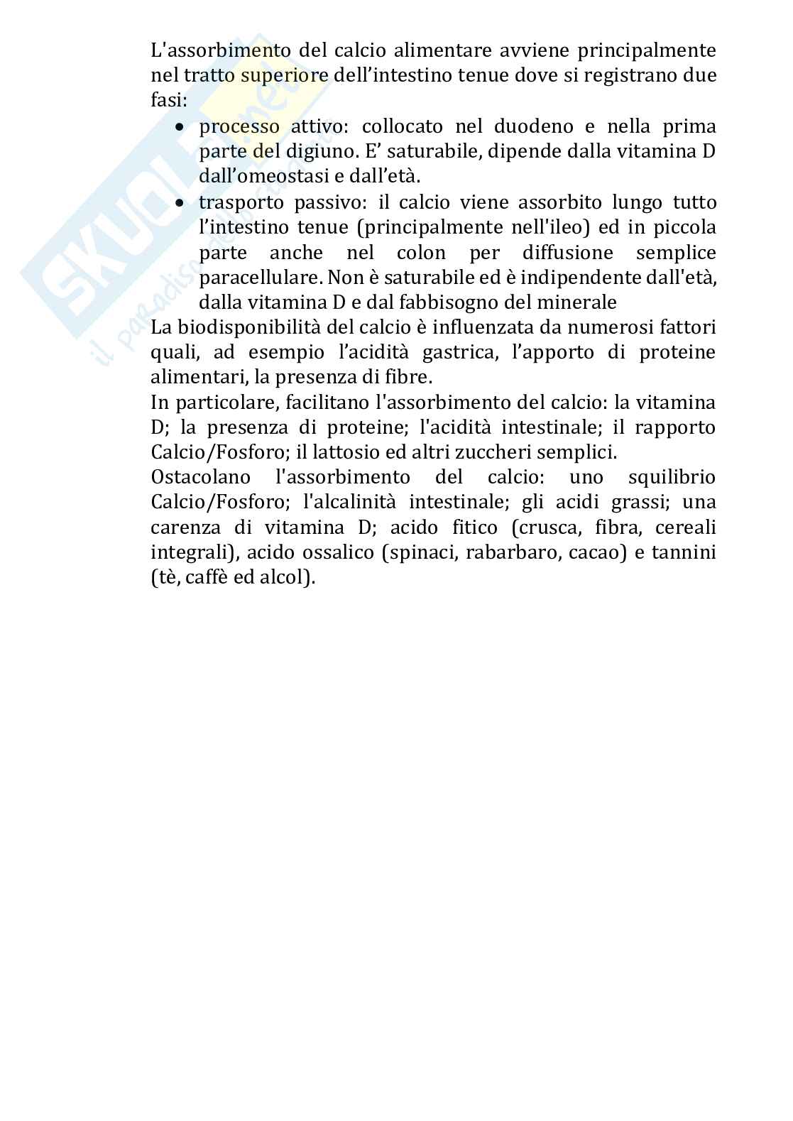 Paniere Fisiologia dei nutrienti  Pag. 66