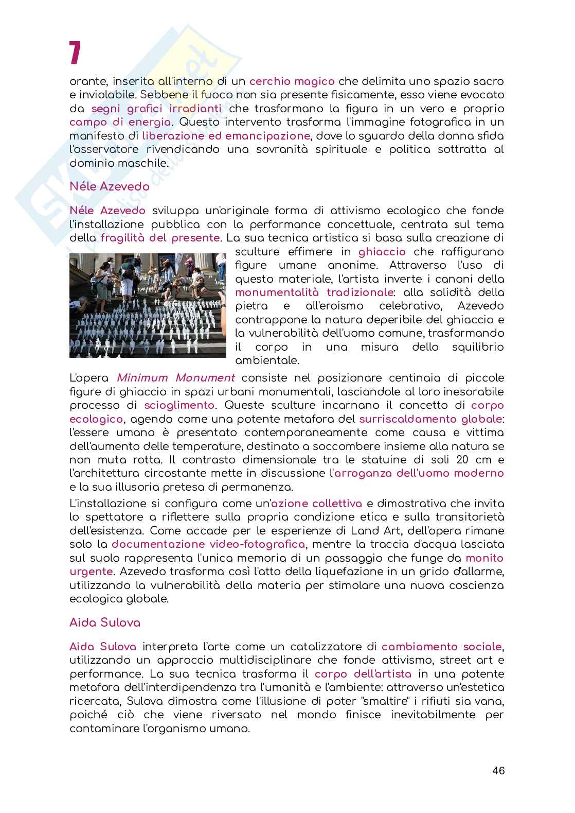 Land art e body art Pag. 16