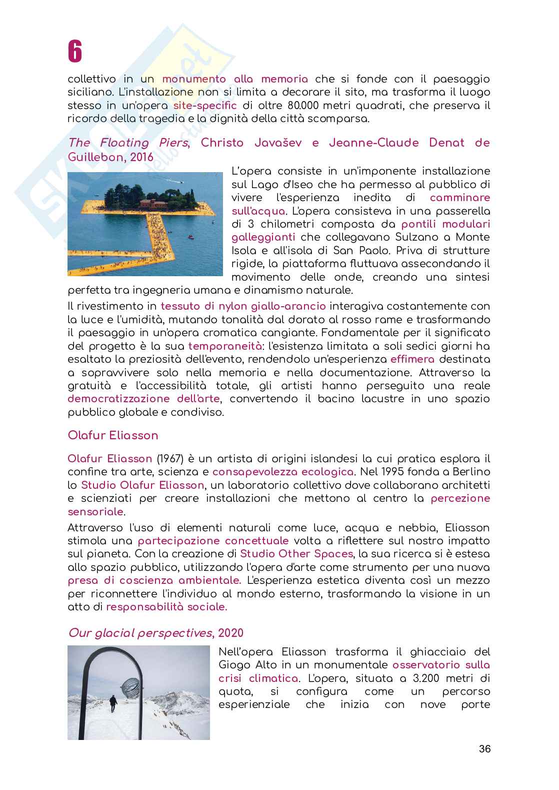 Land art e body art Pag. 6