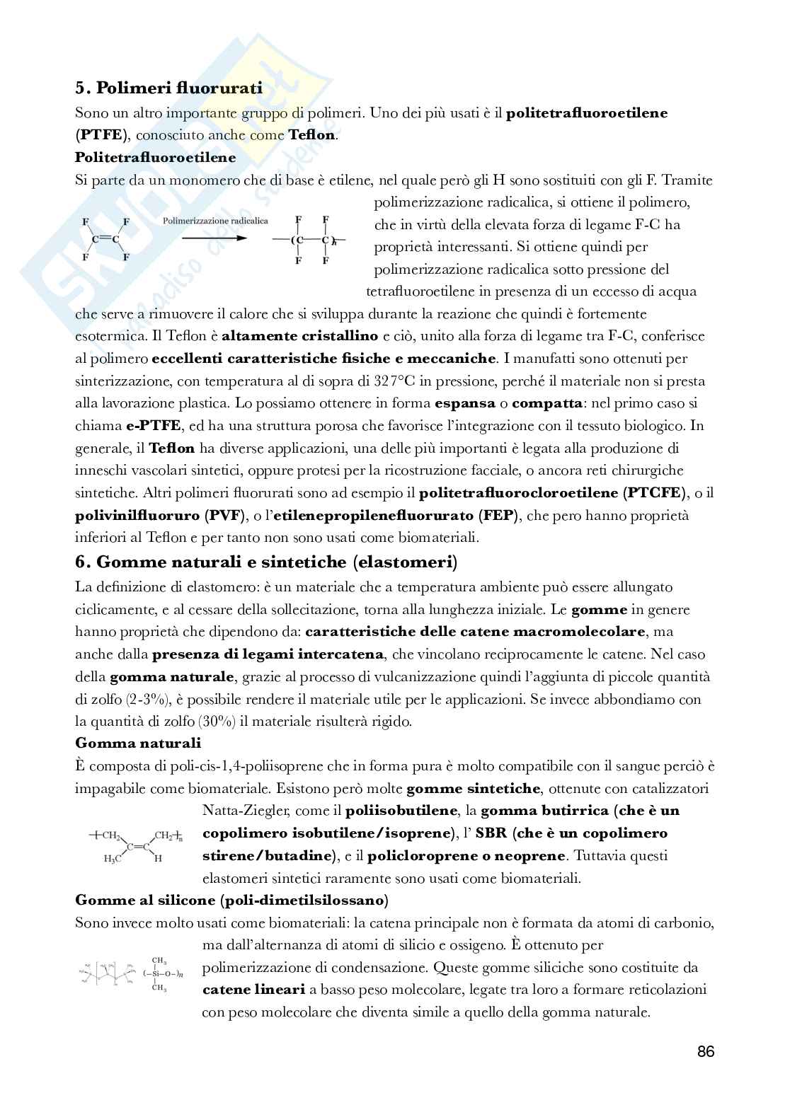 Appunti Biomateriali Pag. 86