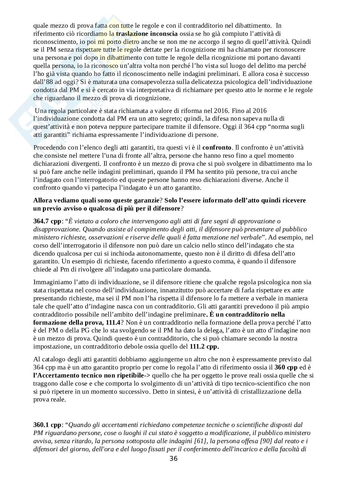 Diritto processuale penale Pag. 36