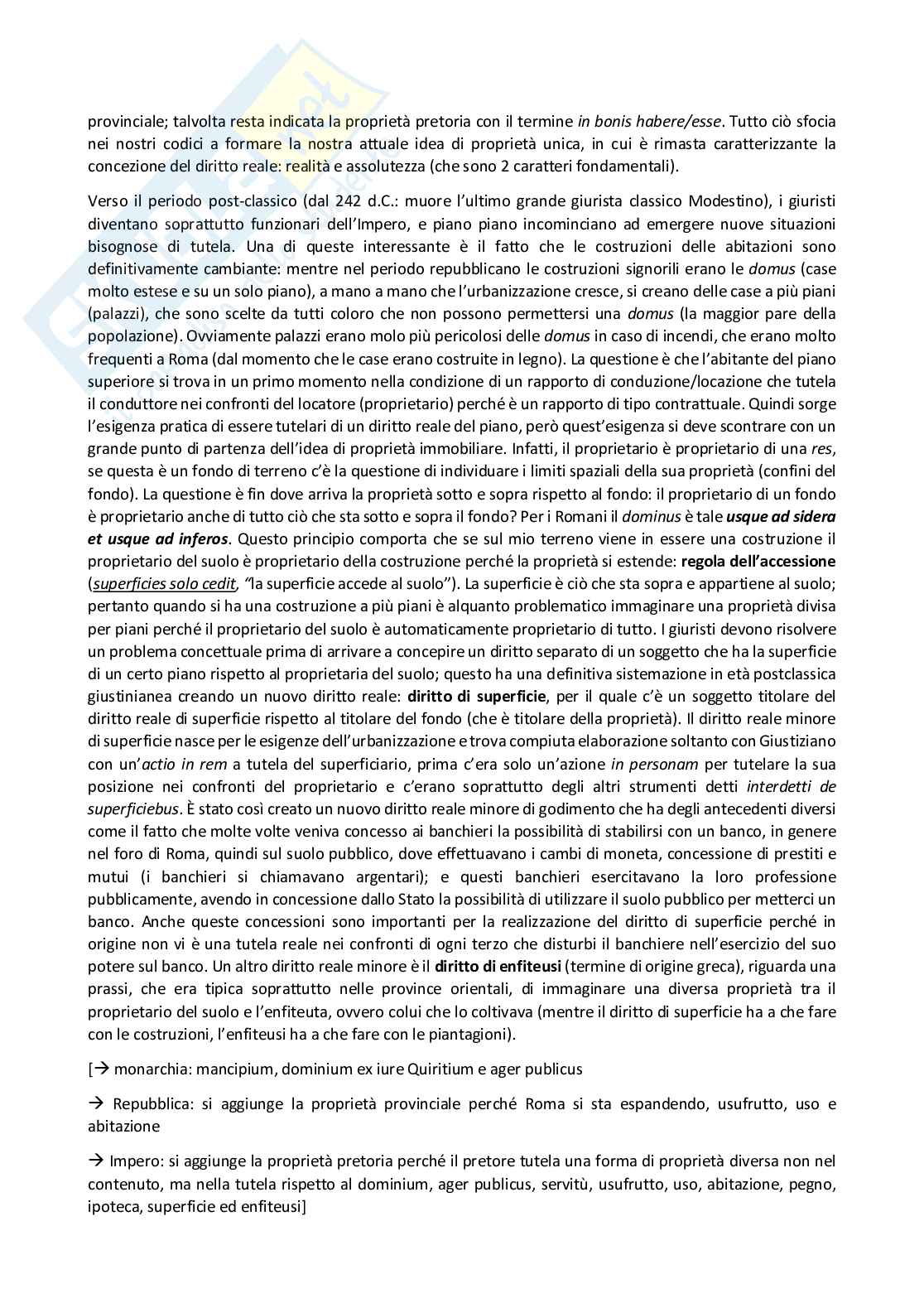 Esame di diritto romano - Appunti completi per la preparazione Pag. 71
