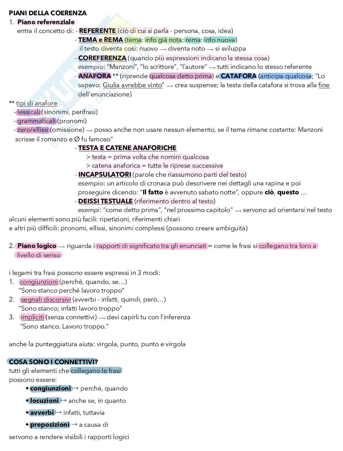 Appunti di Linguistica Italiana Pag. 41
