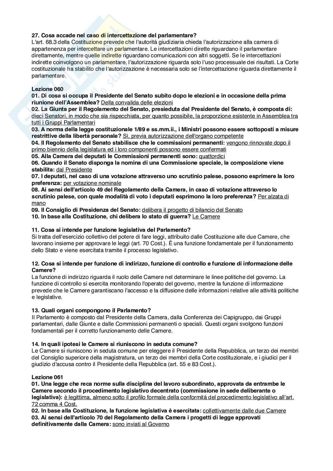 Risposte aperte Diritto costituzionale, 2026 Pag. 41
