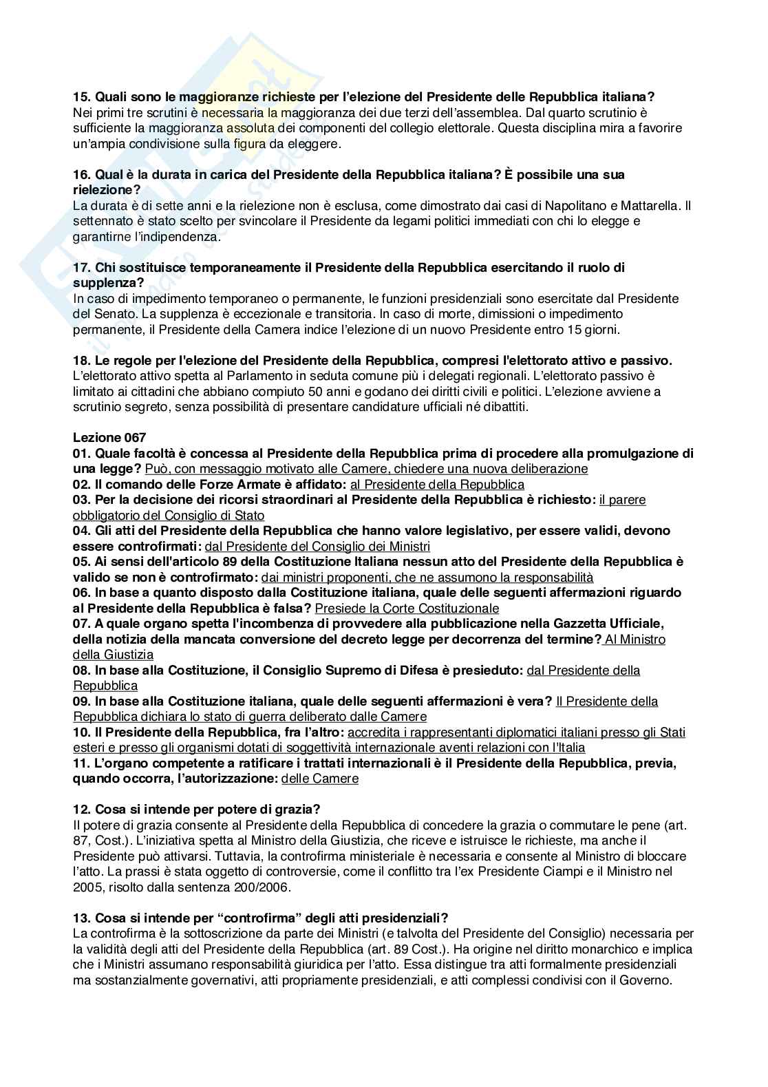 Risposte aperte Diritto costituzionale, 2026 Pag. 46