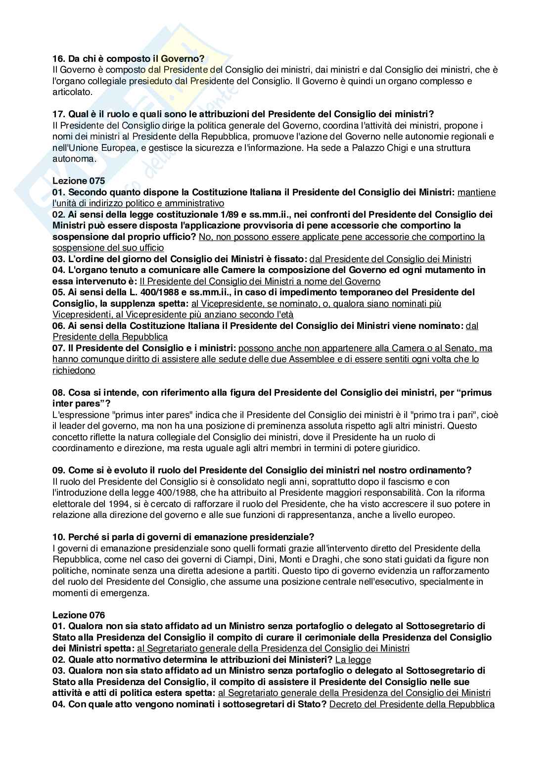 Risposte aperte Diritto costituzionale, 2026 Pag. 51