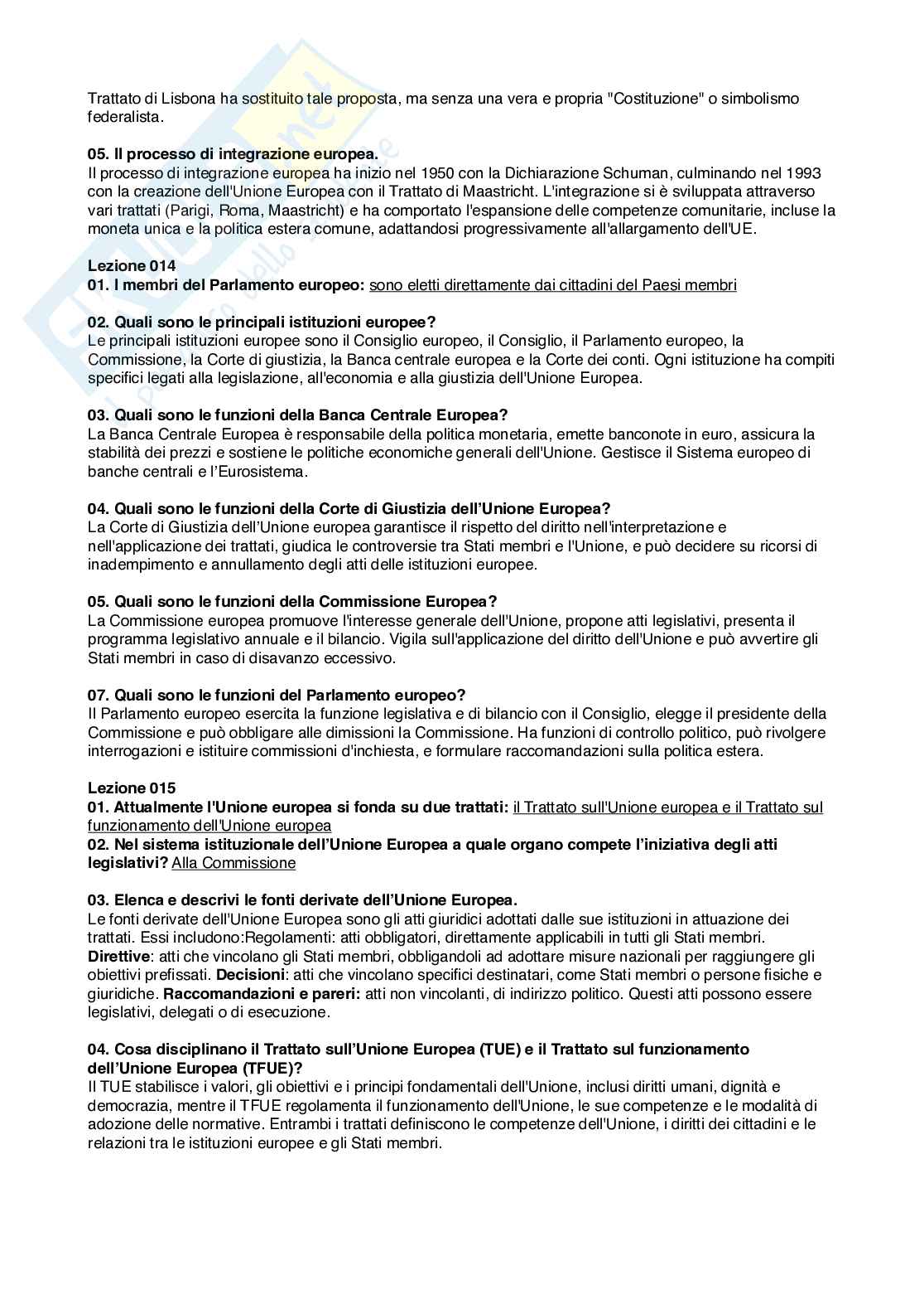 Risposte aperte Diritto costituzionale, 2026 Pag. 6