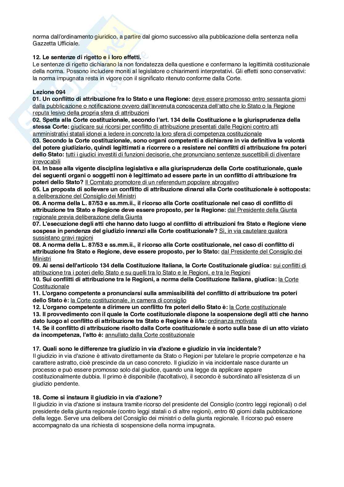 Risposte aperte Diritto costituzionale, 2026 Pag. 66