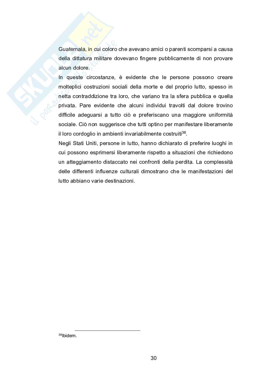 Ubique nos simul. Attraversare il processo di elaborazione del lutto per ritornare a vivere Pag. 31