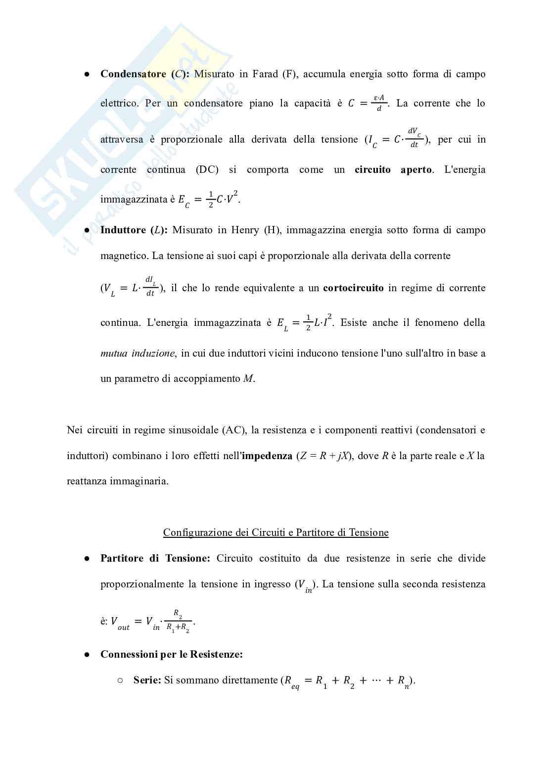 Riassunto esame Elettronica, Prof. Monsurrò Pietro, libro consigliato Circuiti per la microelettronica, Smith, Sedra Pag. 16