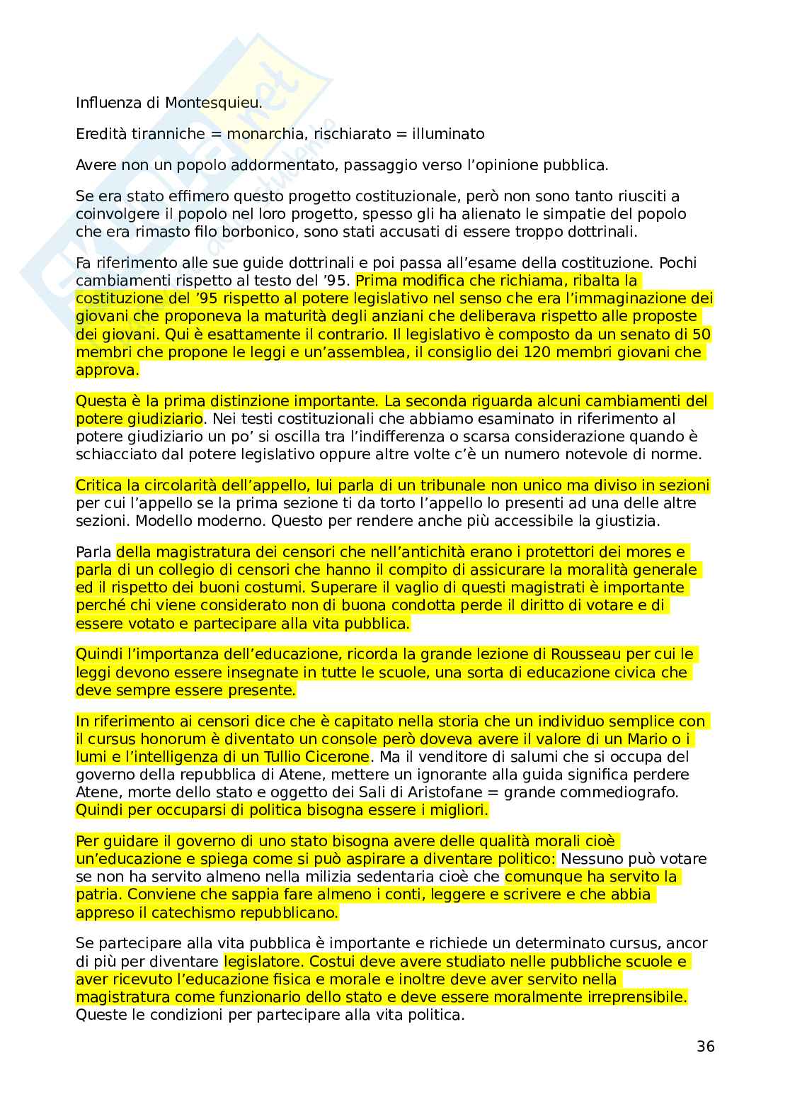 Storia del diritto moderno e contemporaneo Pag. 36