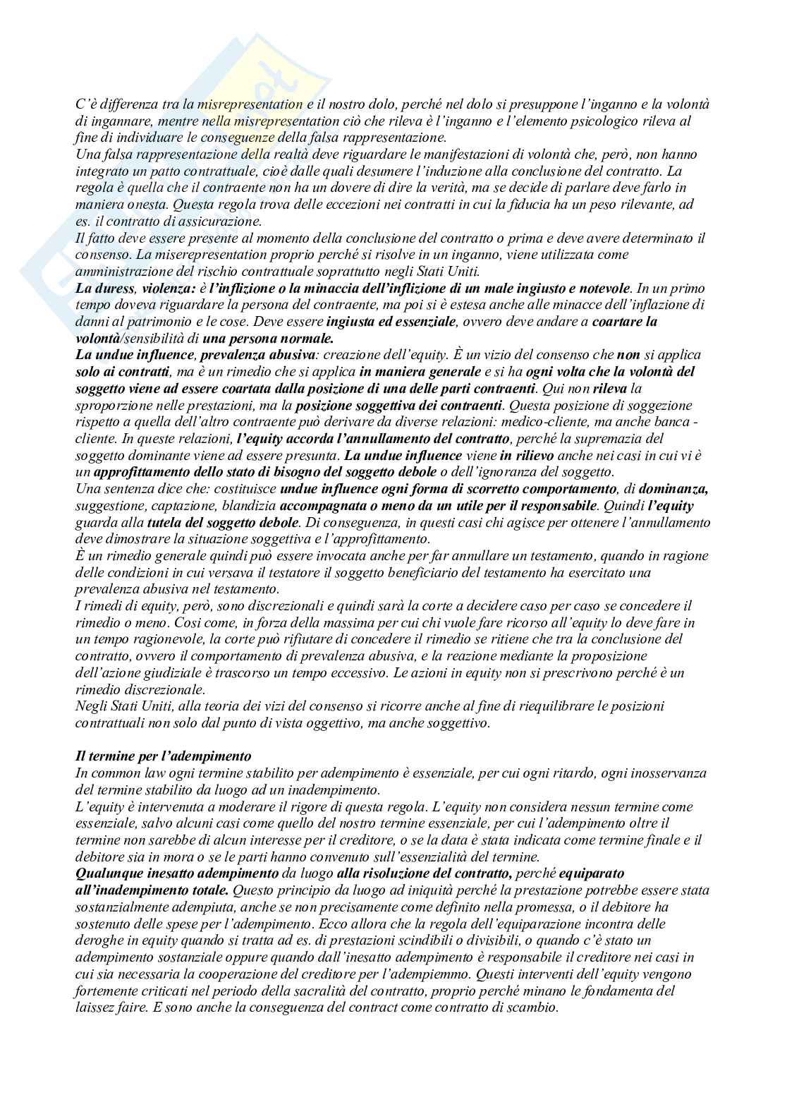 Riassunto esame Diritto privato comparato, Prof. Valentini Manuela, libro consigliato Diritto Privato Comparato, Istituti e Problemi , G. Alpa, M. J. Bonell Pag. 56