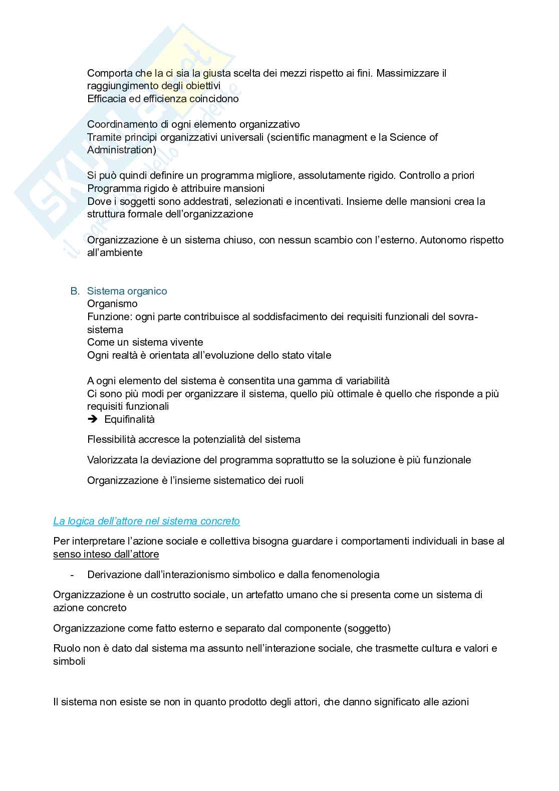 Appunti di Organizzazione e psicologia Pag. 2