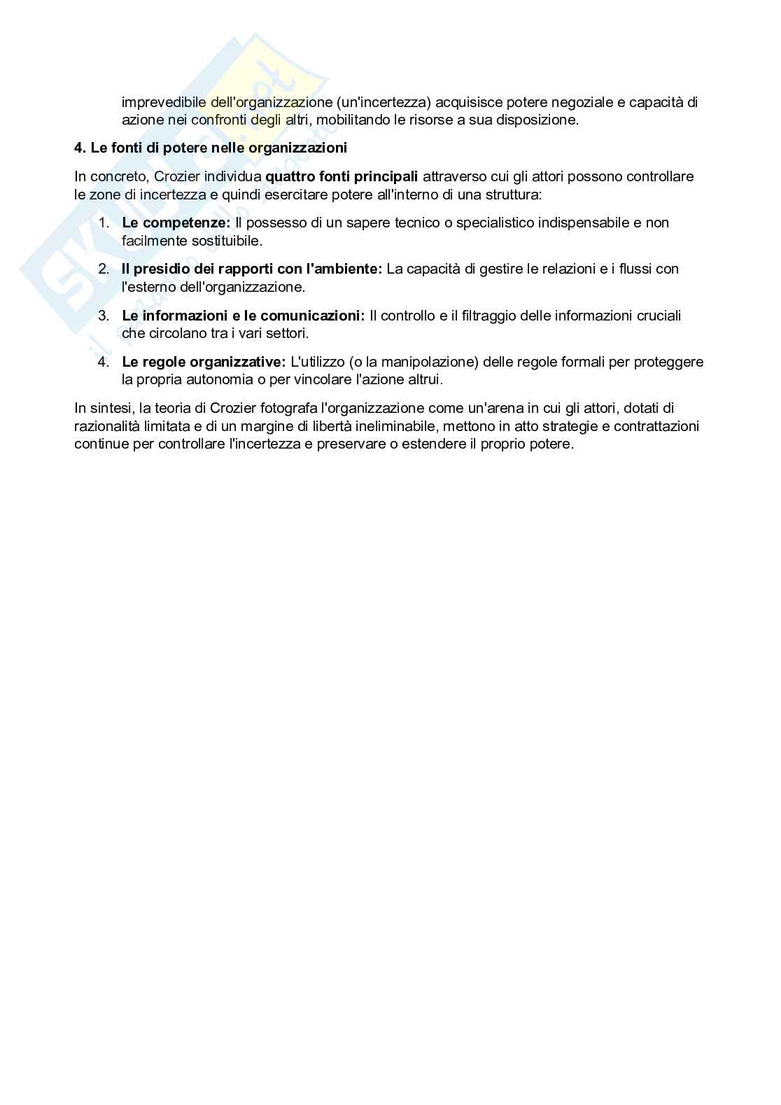 Appunti di Organizzazione e psicologia Pag. 36