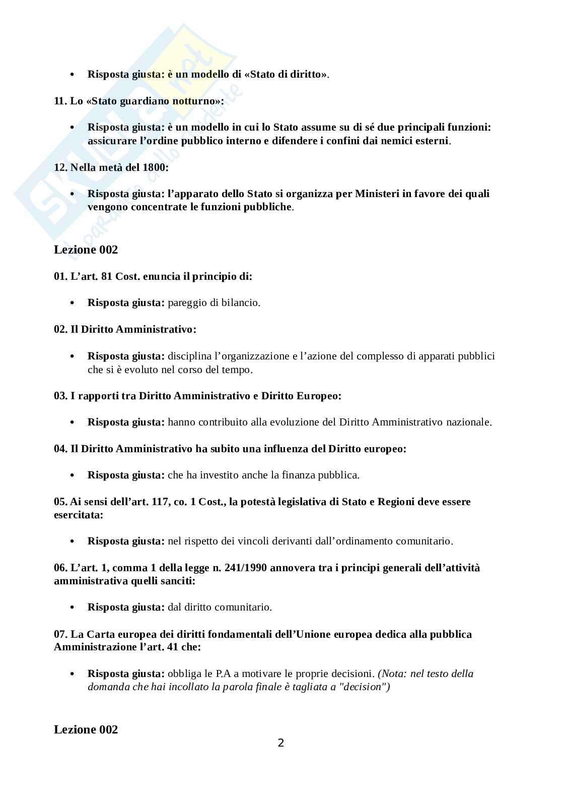 Diritto amministrativo Pag. 2