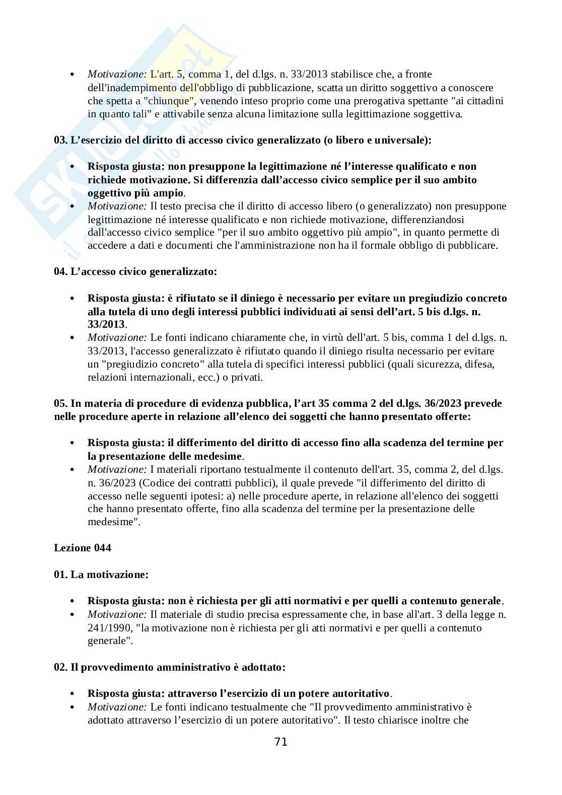 Diritto amministrativo Pag. 71