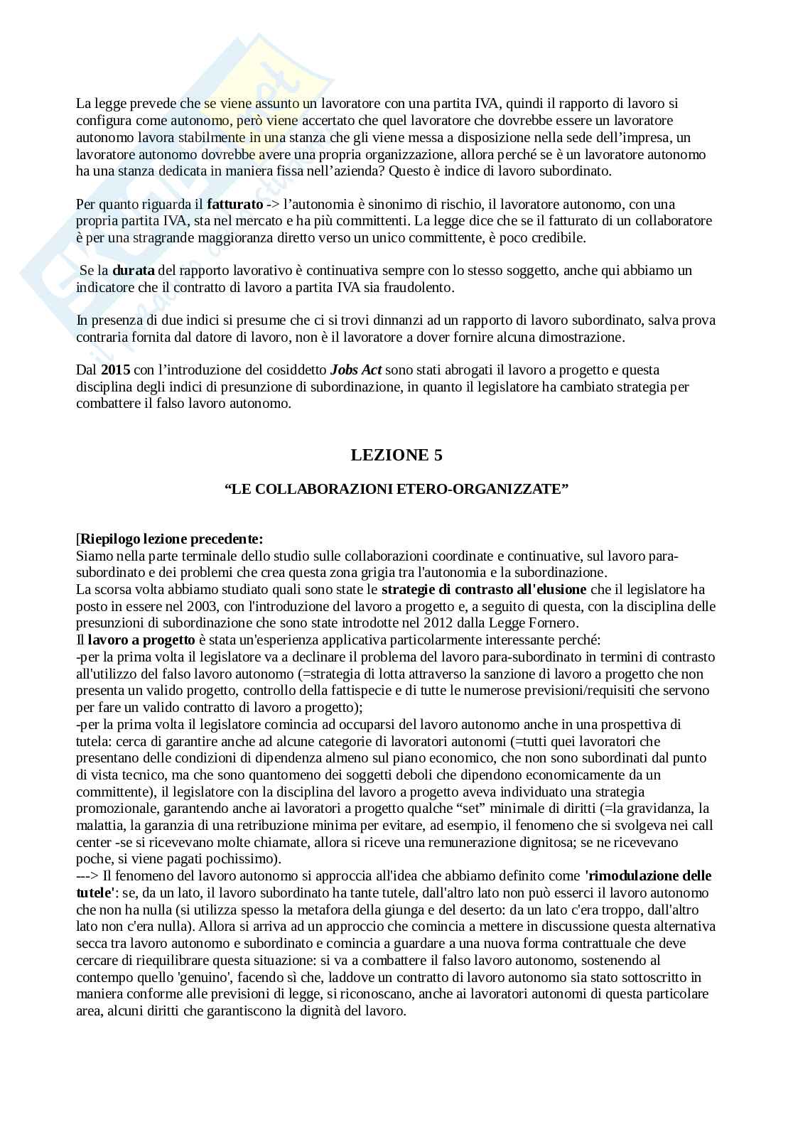 Diritto del lavoro  Pag. 26