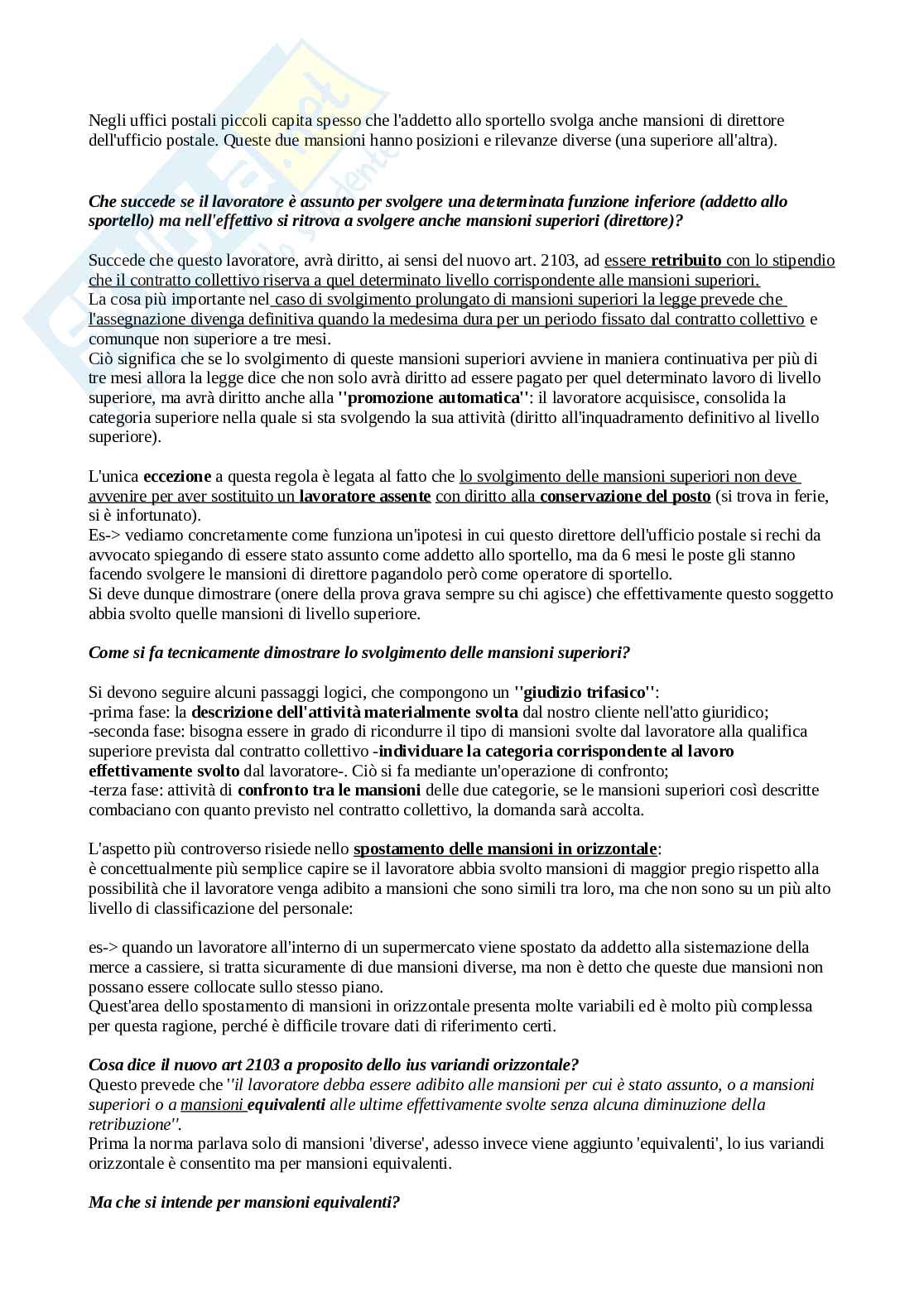 Diritto del lavoro  Pag. 51