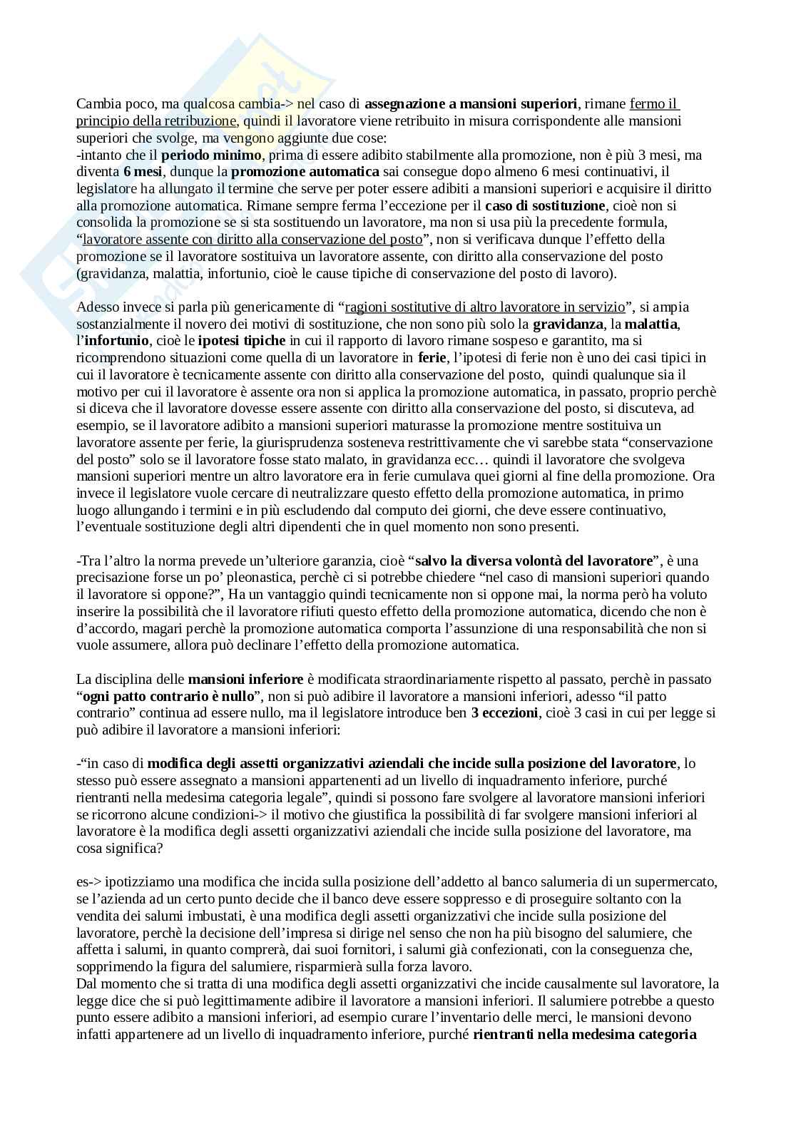Diritto del lavoro  Pag. 56