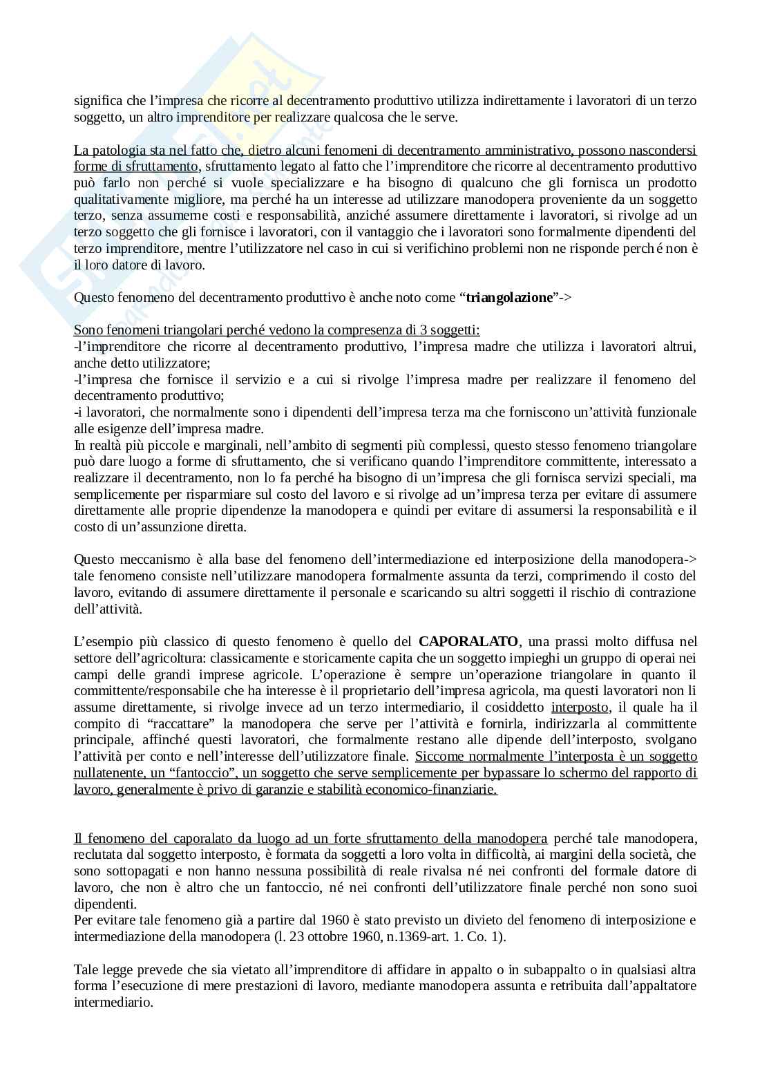 Diritto del lavoro  Pag. 76