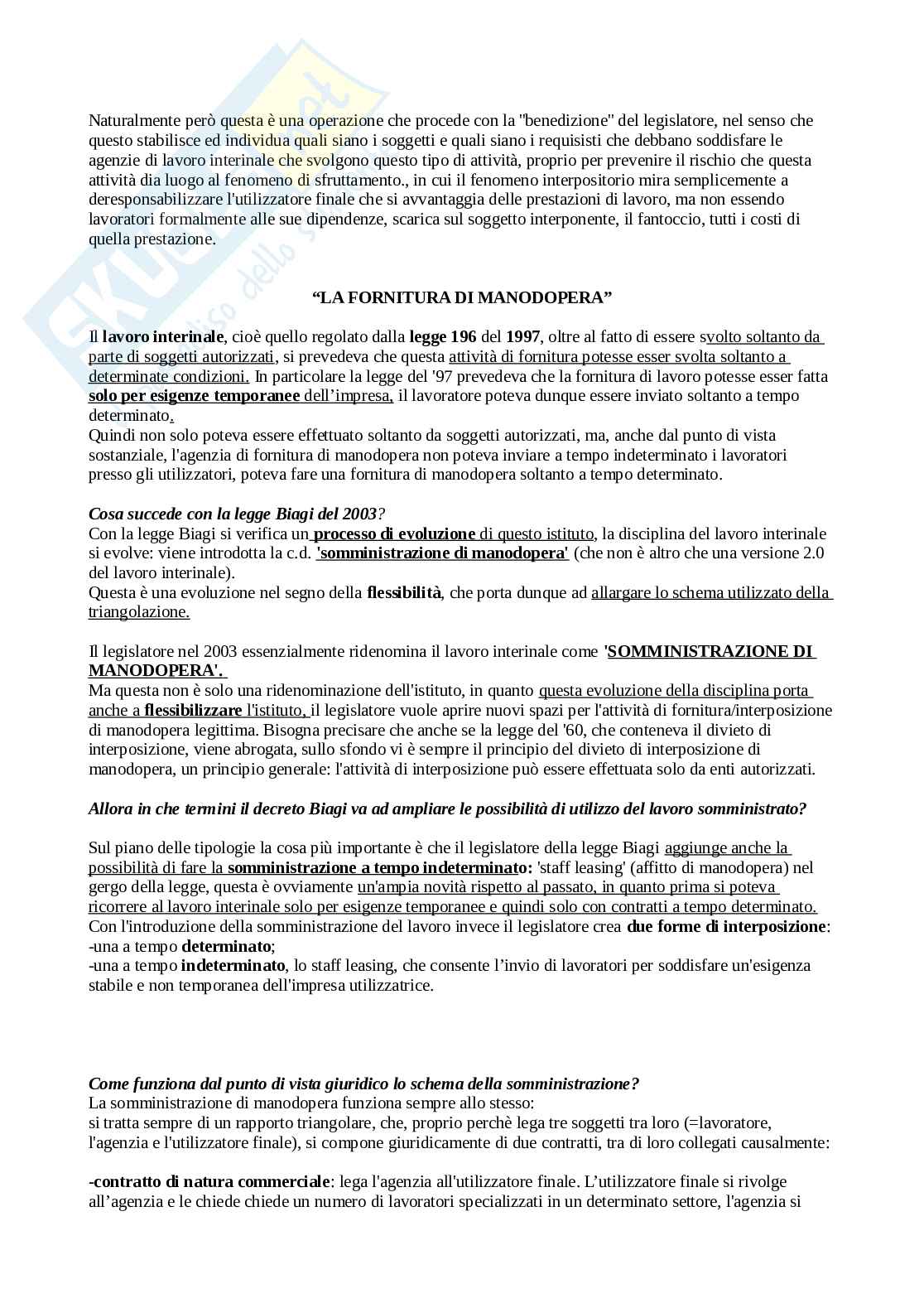 Diritto del lavoro  Pag. 81