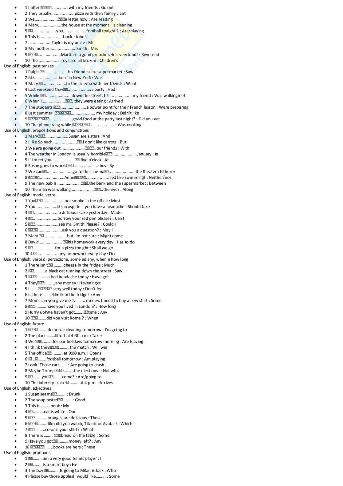 Paniere domande aggiornato al 2026 completo per Lingua inglese Pag. 2