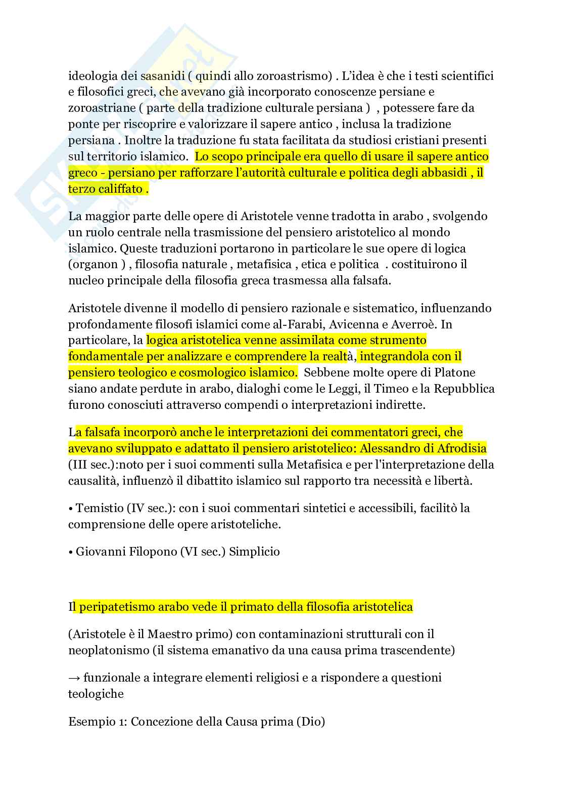 Appunti esame Storia della filosofia medievale  Pag. 46