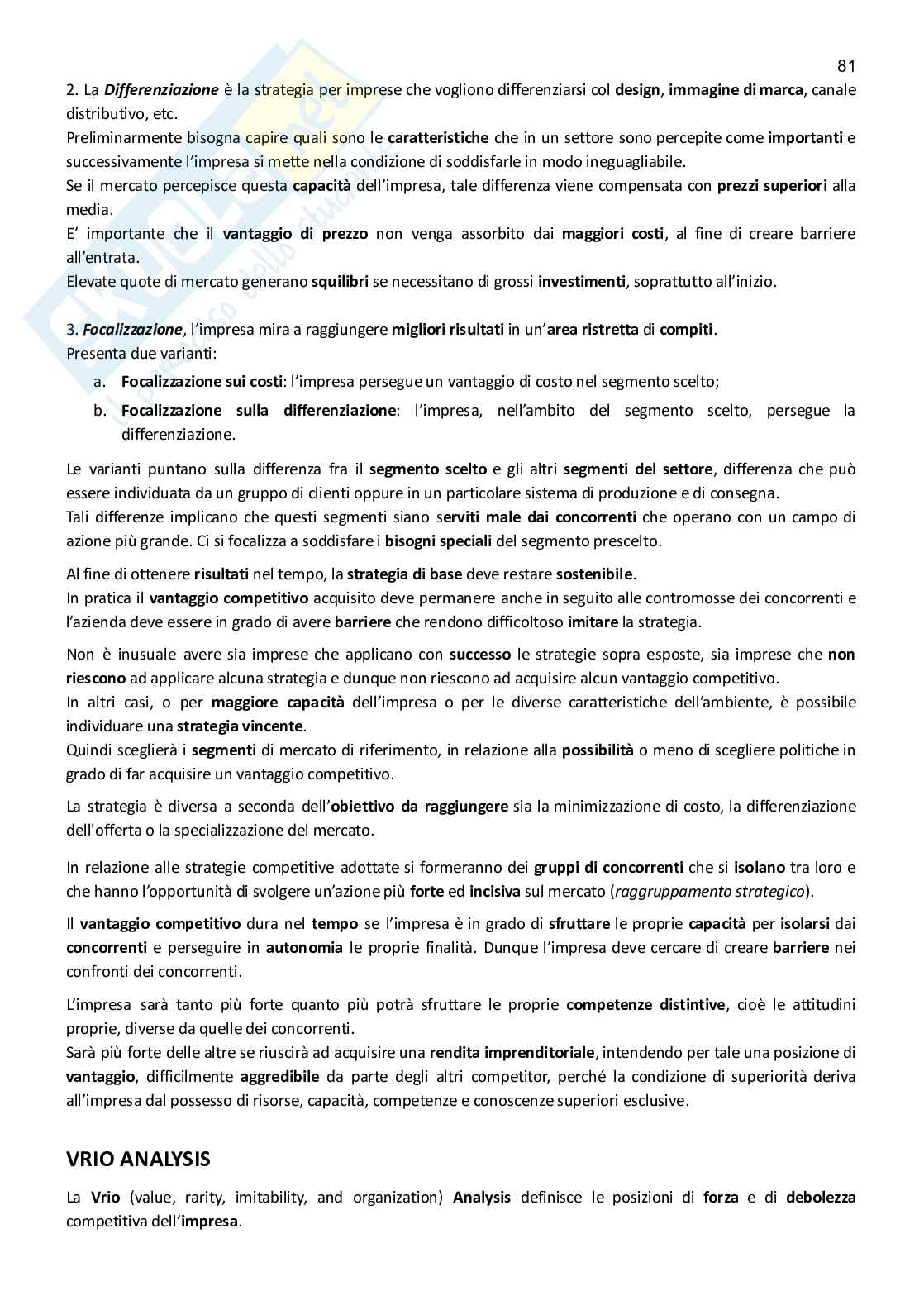 Appunti esame Gestione delle imprese e marketing Pag. 81