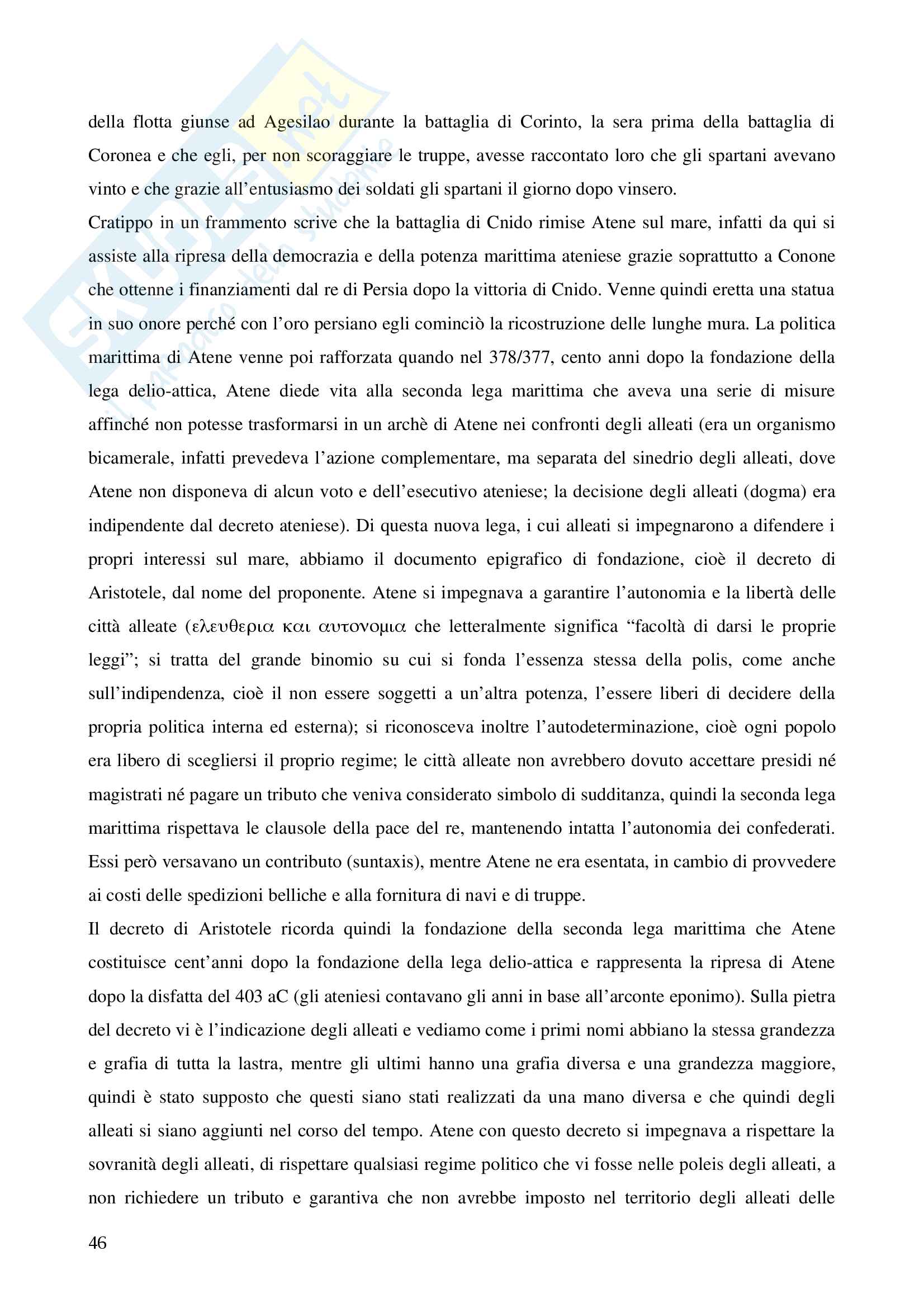 Storia greca, triennale Pag. 46