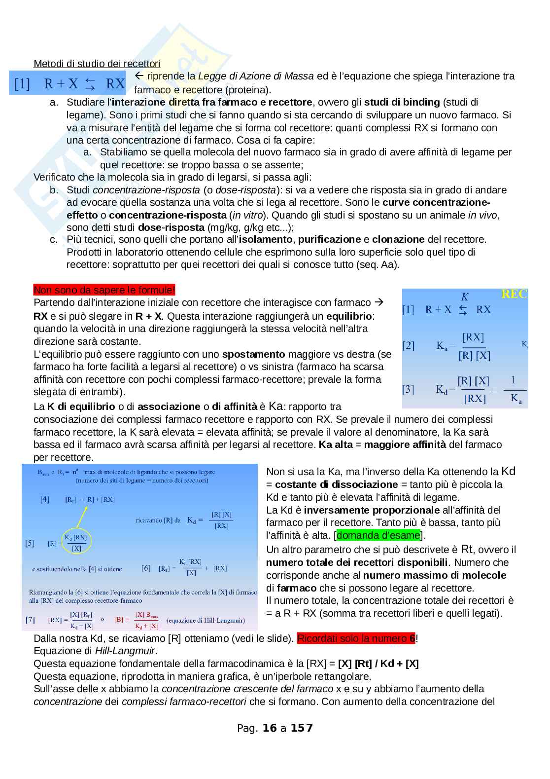 Elementi di Tossicologia e Farmacologia Pag. 16