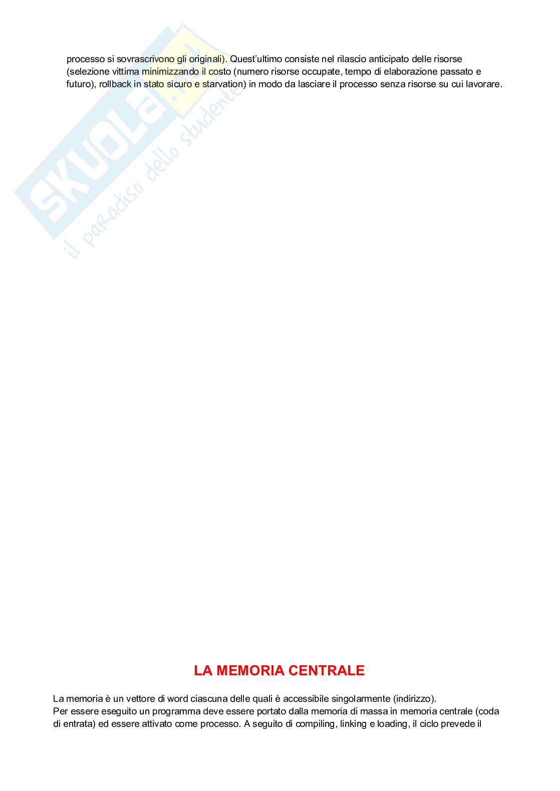 Appunti Sistemi operativi  Pag. 11