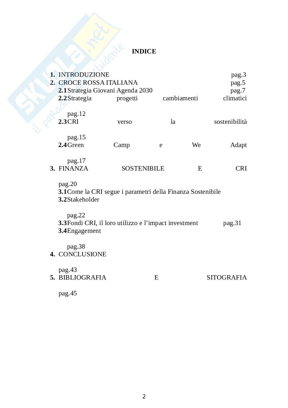 Finanza sostenibile terzo settore Pag. 2