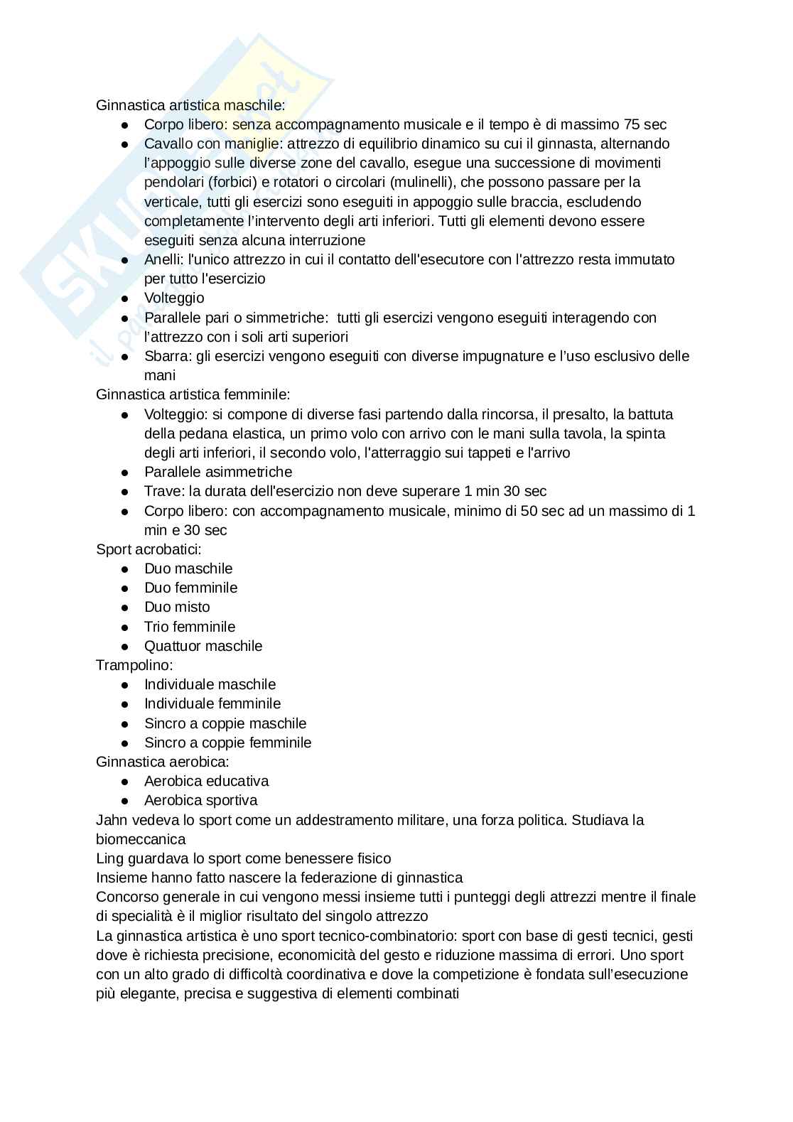 Teoria e didattica degli sport individuali Pag. 2