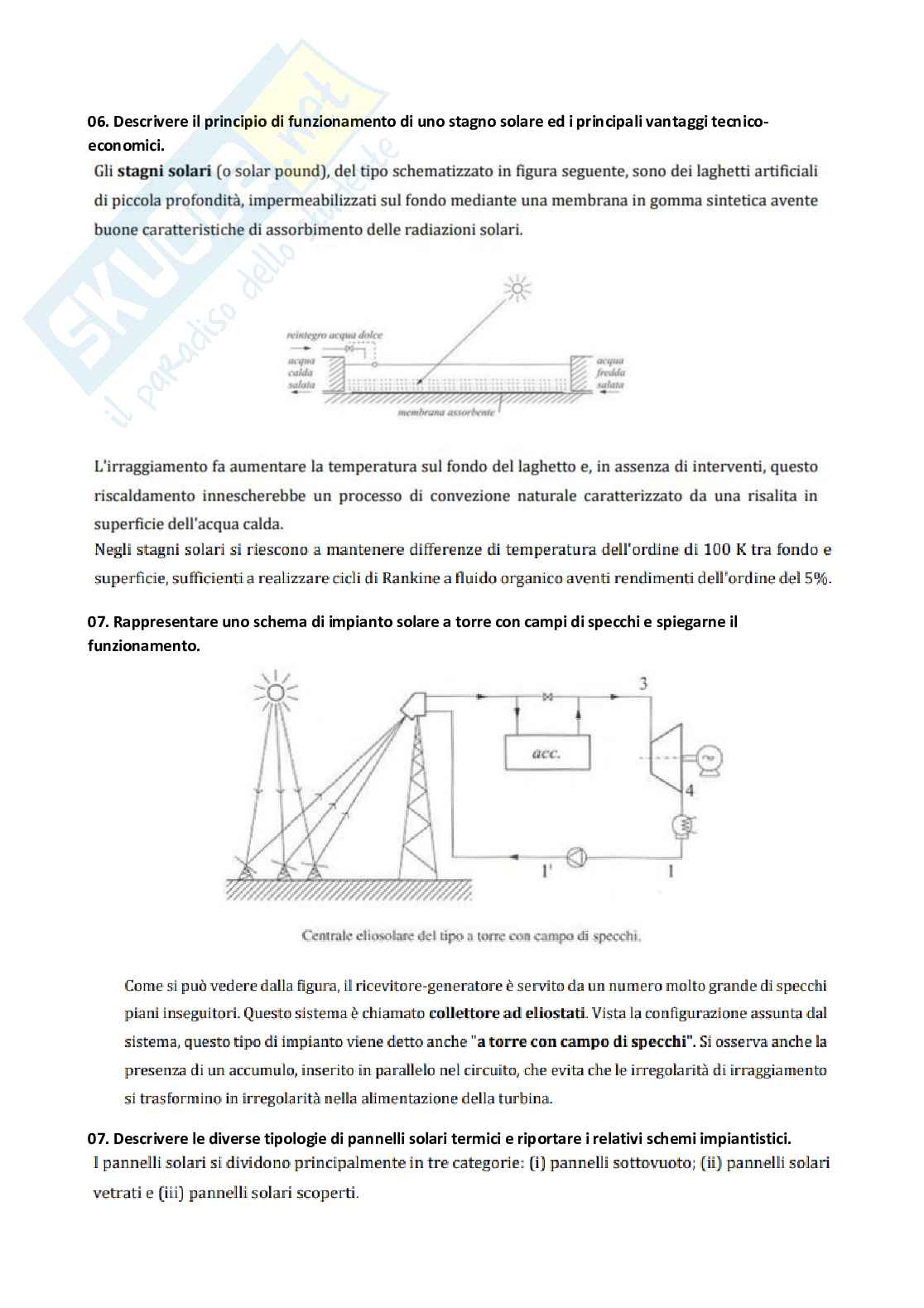 Paniere di Energetica - Risposte aperte Pag. 11