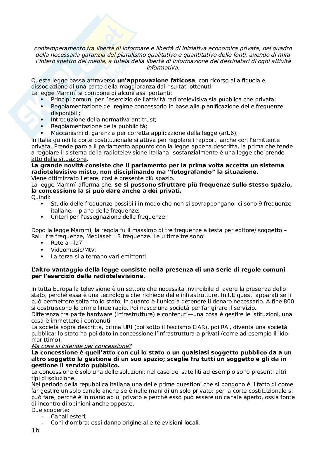 Istituzioni di diritto pubblico e diritto dell'informazione e della comunicazione Pag. 16