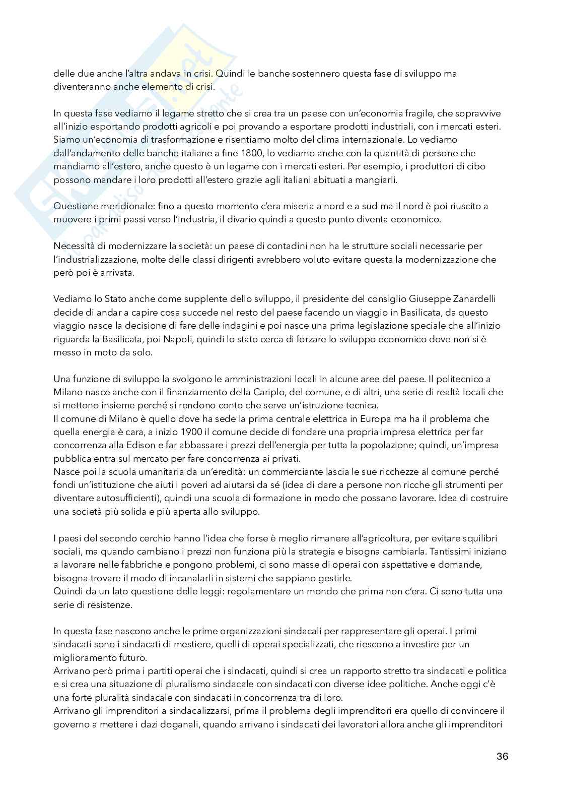 Storia economica Pag. 36