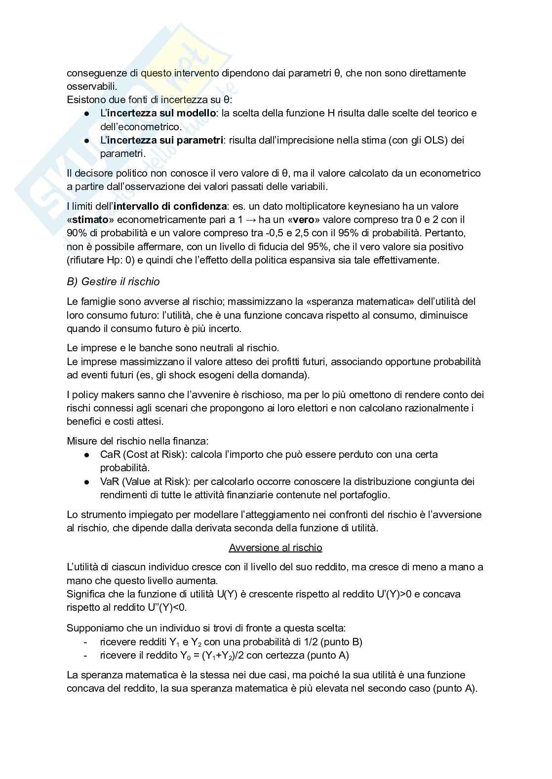 Appunti Politica economica Pag. 21