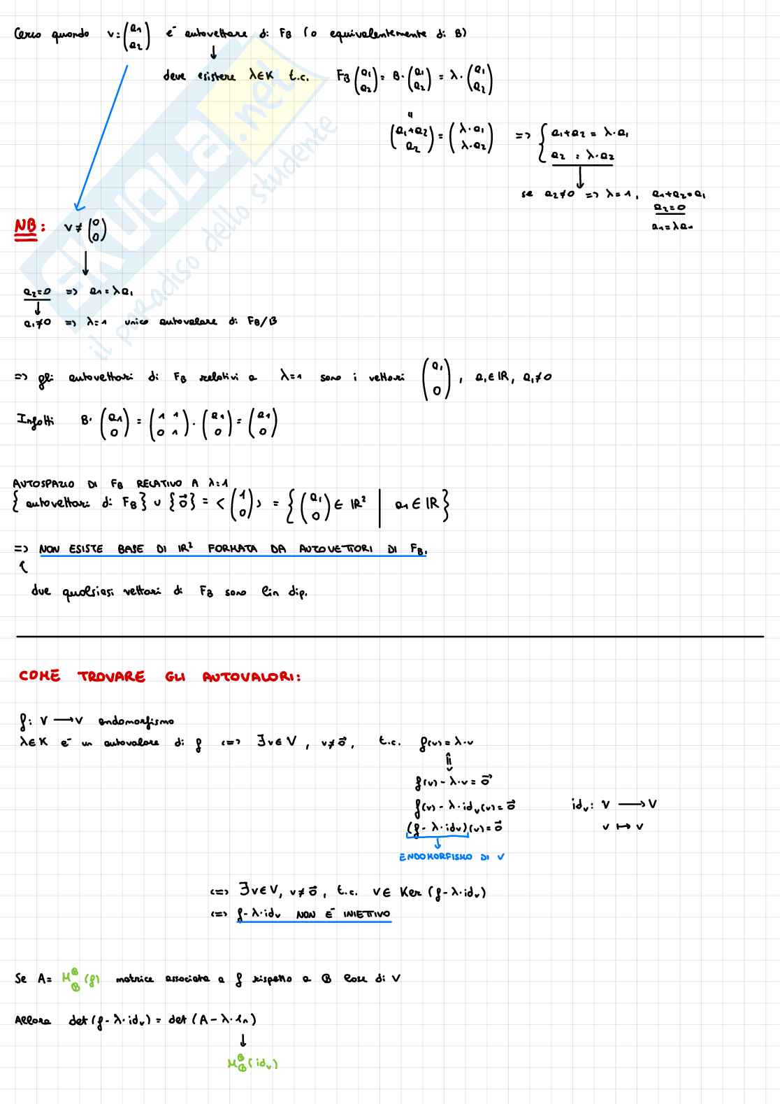 Appunti completi di Fondamenti di algebra lineare e geometria Pag. 11