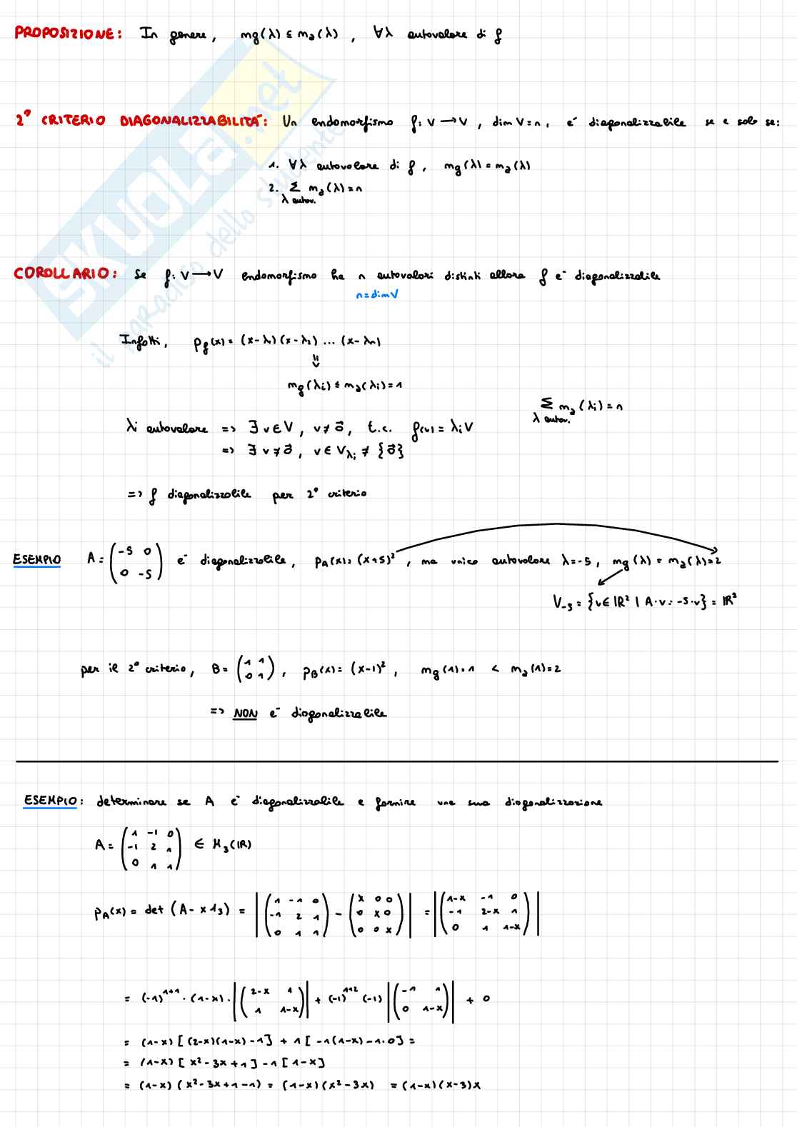 Appunti completi di Fondamenti di algebra lineare e geometria Pag. 16