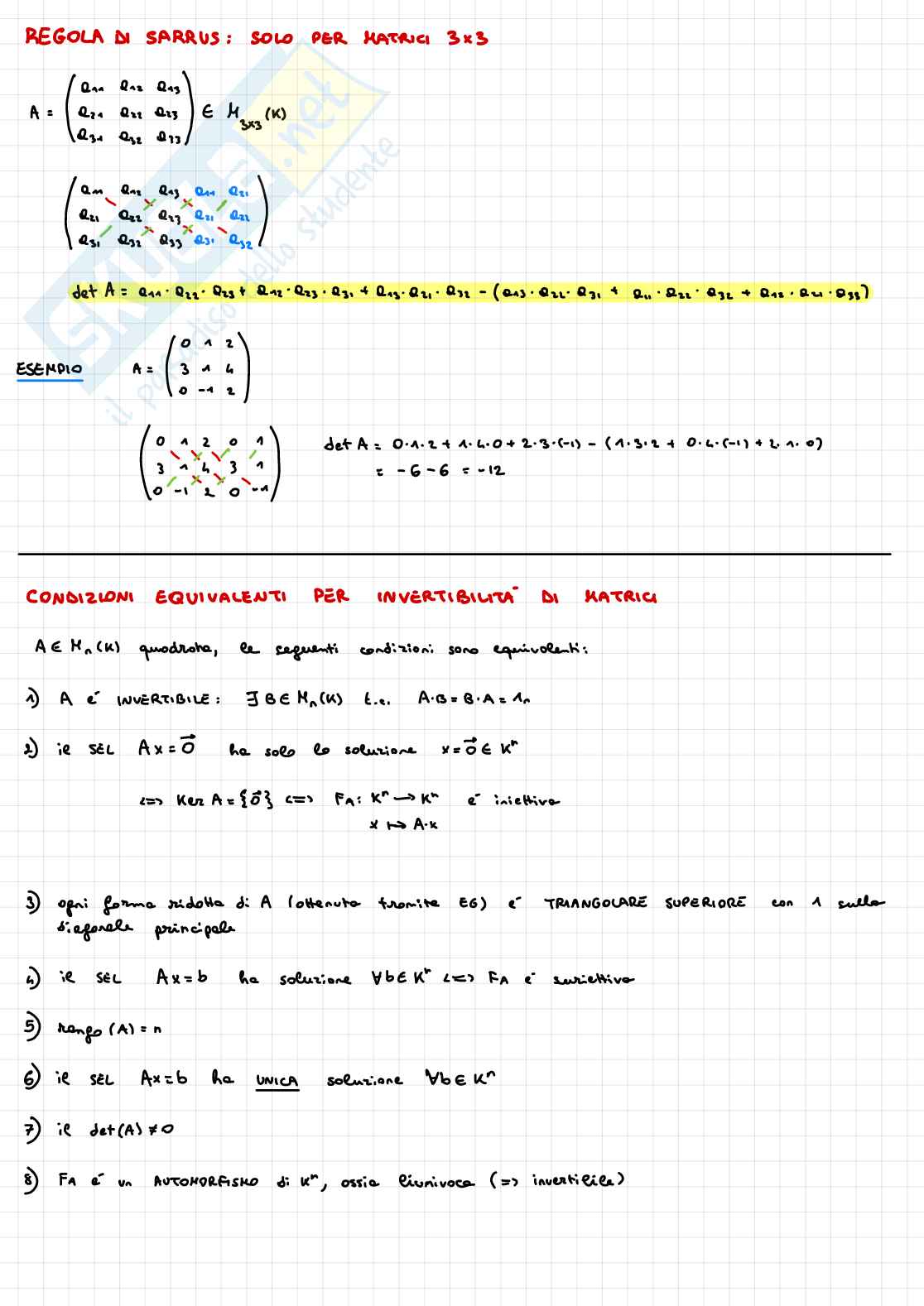 Appunti completi di Fondamenti di algebra lineare e geometria Pag. 2