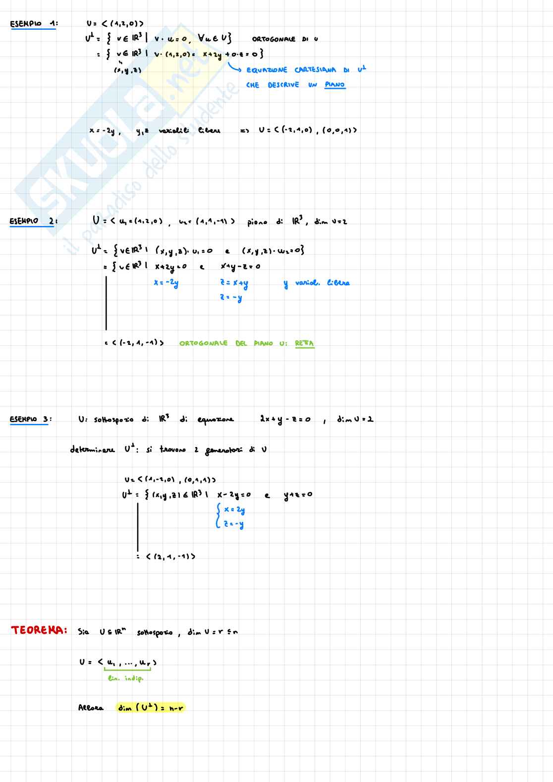 Appunti completi di Fondamenti di algebra lineare e geometria Pag. 26
